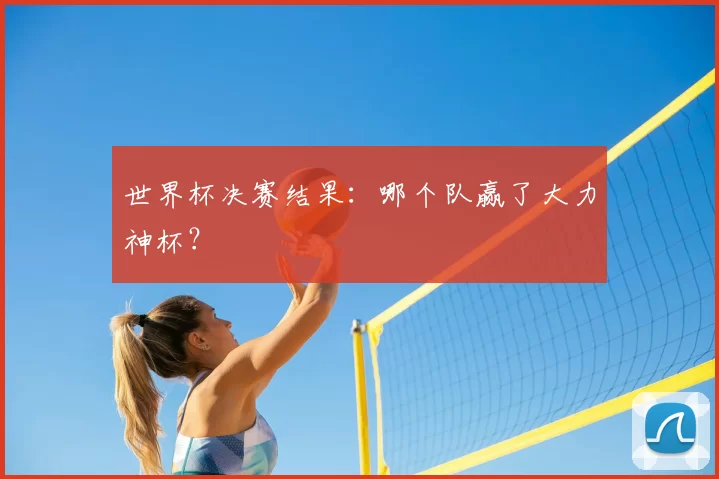 世界杯决赛结果:哪个队赢了大力神杯?