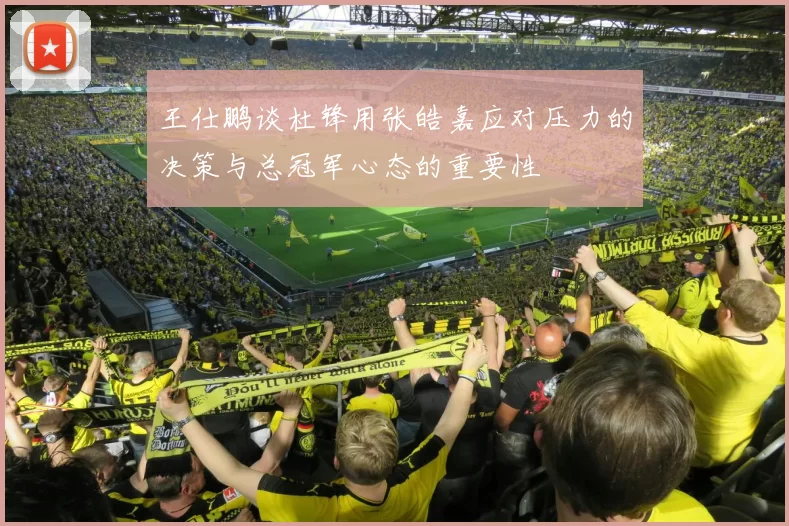 王仕鹏谈杜锋用张皓嘉应对压力的决策与总冠军心态的重要性